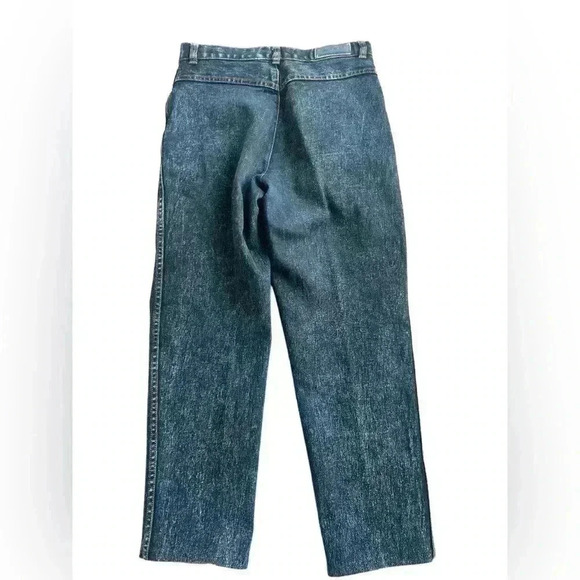 Vintage 80s Sercuchi Vintage 80s Women's High Waist Acid Wash Jeans Lee - Picture 3 of 6